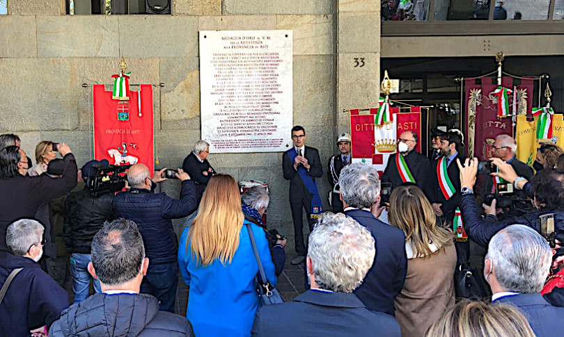 Le celebrazioni per i 25 anni della Medaglia d'Oro per la Resistenza